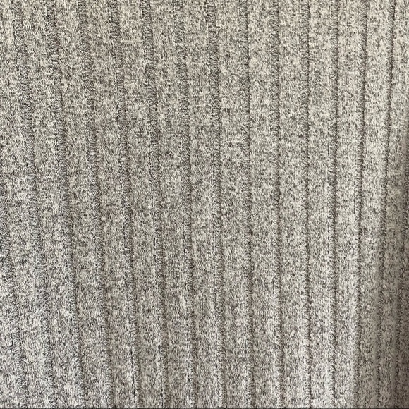 Vero Moda Tilda Ribbed Hoodie Long Sleeves In Light Grey Melange Size XL NWT - Picture 7 of 12